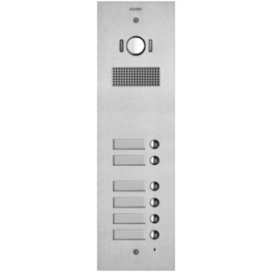 แผงเชื่อมต่อ Steely 2F+ A/V แบบ 6 ปุ่ม แผ่นเหล็ก ความยาว 45.4 ซม. ความสูง 6.6 ซม. - Product Image 1
