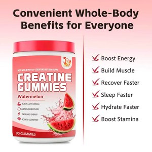 Custom Label <b>Creatine</b> Gummies with <b>Creatine</b> <b>Monohydrate</b> Support Builds Lean Muscle Improves Recovery and Increases Energy Gummy - Product Image 4