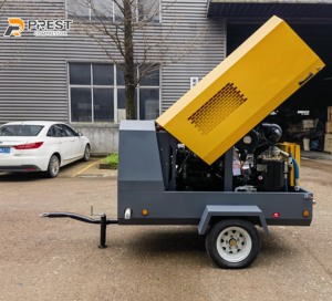 Melhor Vendedor PR-190/8CY Compressor de Ar Diesel Kubota de Parafuso 5m³/min 8Bar Montagem em Trailer - Product Image 5