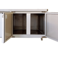 Lemari Pendingin Dapur Komersial Tiga Pintu Model Workbench dengan Sertifikasi Energy Star dan Kontrol Suhu Digital