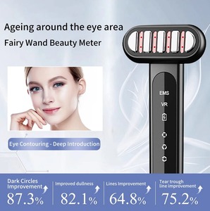 Appareil de soin de la peau de voyage à 360 degrés, baguette de beauté, luminothérapie, micro-courant et masseur oculaire vibrant - Product Image 6