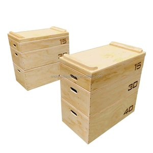 Caja de levantamiento de pesas de madera set <span class=keywords><strong>Jerk</strong></span> blocks - Product Image 3
