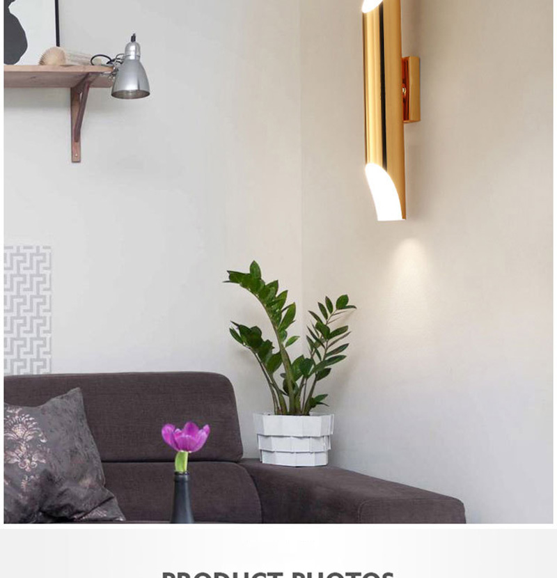 Nordic Wall Mounted Light Home Corridor Indoor up down Lighting Wall Sconce Fixture Modern led Gold Wall Lamps