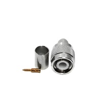 Adaptateur de connecteur de type TNC mâle femelle, prise à sertir, câble RF RG58/RG142/RG400/195/KSR195/3D-FB BNC pour SMA UHF