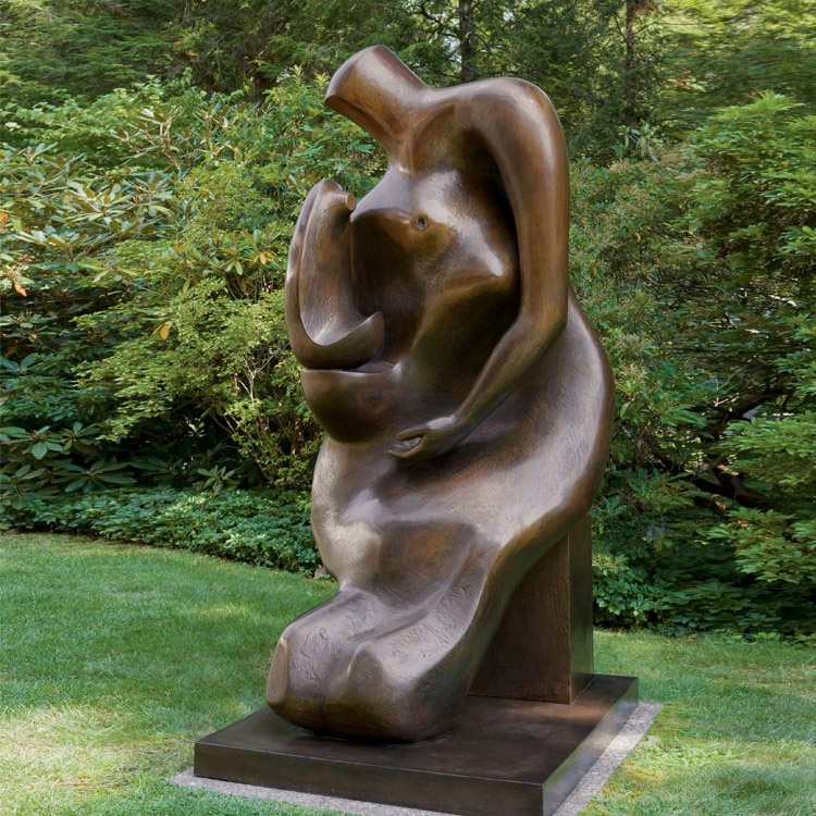 High Quality Bronze Henry Moore Sculpture - Art & Collectibles