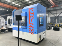 Tour vertical CNC série VTC1200, centre de tournage robuste avec commande GSK, broche simple, mandrin hydraulique