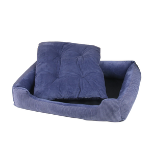 Cama Rectangular de Lujo para Perro, de Piel Sintética Sólida, Impermeable, Ecológica, Lavable, Ultra Suave, con Funda Extraíble, Embalaje en Cartón - Product Image 6