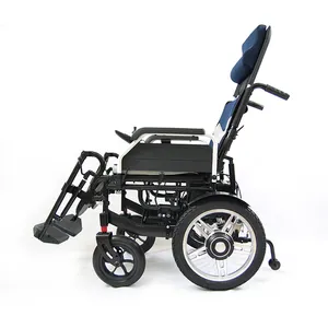 장애인 기대는 기울기를 가진 전기 뒤 Sinway 안락 의자 힘 휠체어