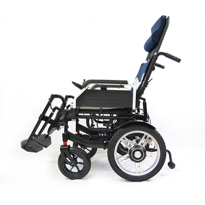 Fauteuil roulant inclinable électrique pour handicapés, dossier inclinable, aluminium robuste, inclinaison, capacité de 150 kg, batterie au lithium - Product Image 1