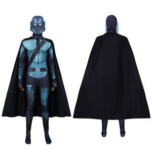 Costume <span class=keywords><strong>de</strong></span> héros Mandalorian pour adulte, combinaison, masque, cape détachable pour le Mardi Gras / Carnaval, costume <span class=keywords><strong>de</strong></span> cosplay, polyester - Product Image 5