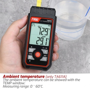 Termómetro Digital de Termopar K/J TASI TA611A OEM/ODM con Interfaz USB, Material Plástico - Product Image 2