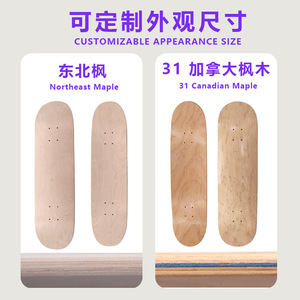 Autre planche à roulettes en bois d'érable en forme de bâtonnet de glace, écologique, pour l'art DIY, la mode adulte et la décoration intérieure - Product Image 2