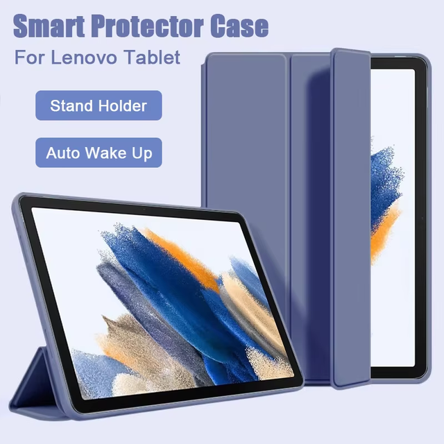 For Tab Idea 11 Case 11inch TB335FC Magnetic Tri-fold Stand TPU Soft Back Cover Xiaoxin Pad 11 2025 Tablet Case Waterproof