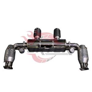 Escape Trasero Vortex con Válvulas y Acabado Espejo para Porsche 911 991.2 Carrera 3.0T 2016-2019, Sonido Agresivo con Control Remoto - Product Image 1