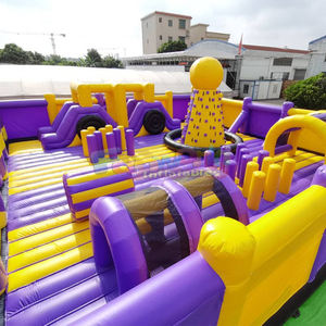 Aire de jeux gonflable géante d'extérieur, grand château gonflable, parc à thème, structure de jeux gonflable commerciale - Product Image 4