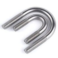 Boulons en U métriques en acier inoxydable DIN 3570 avec 2 écrous, pince en U, support de selle robuste pour tuyaux
