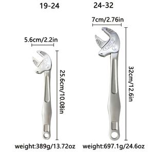 Kunci pas dapat disesuaikan cakar kepiting langsung pabrik kunci pas dapat disesuaikan bukaan besar Ratchet adaptif cepat Multifungsi - Product Image 5