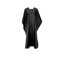 Prix d'usine, cape de coiffure personnalisée pour salon de beauté, cape de coupe de cheveux en polyester imperméable et élastique avec logo personnalisé