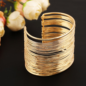 Fashion Gold Cuff Bangle <strong>Bracelet</strong> <strong>for</strong> <strong>Women</strong> Wholesale N99176 - Product Image 3