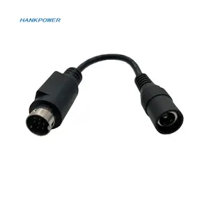 High Quality MINI DIN 9PIN Male To DC 5.5*2.5 Female Power Cable Din 9Pin to DC5525 Charge Adapter Cable
