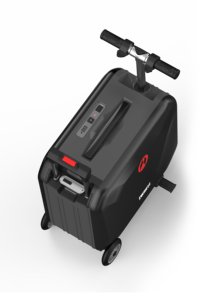 Rideable Luggage ZSJ1 features a spacious 40L capacity, perfect for weekend trips and carry-on needs. - Product Image 4