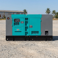 Groupe électrogène silencieux au gaz naturel 200 kVA 480 V 60 Hz avec démarrage automatique ATS et télécommande pour applications industrielles, champs pétrolifères et mines