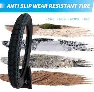 Neumático de Motocicleta Reforzado con Sílice 300-17 T04 Personalizado de Fábrica, Neumático de Alta Resistencia para Motocross, para Senderismo en Pasos Andinos - Product Image 3