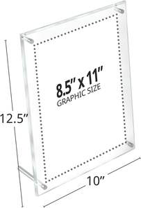 Marco de Fotos Rectangular de Vidrio Ecológico de 180*230 mm con Impresión por Transferencia Térmica de 6 Colores, Directamente de Fábrica, Sublimación en Blanco - Product Image 4