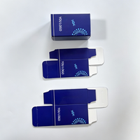 Boîtes en papier brillant ou mat recyclables personnalisées de qualité supérieure pour flacons de 2 ou 3 unités, emballage pour flacons de 2 ml, 3 ml, 10 ml et étiquette en vinyle