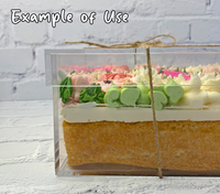Boîte de rangement pour gâteau de mariage en acrylique transparent pliable moderne, personnalisée en usine, vente en gros