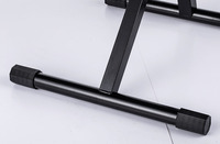 Tabouret de clavier réglable en tissu pliable, banc de piano, chaise de trône de tambour