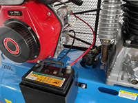 Kompresor Udara Portabel Sayi K30 10HP Mesin Diesel Kepala Aluminium Berpendingin Udara Berpelumas dengan Pompa Tangki 200L Kapasitas 600L/Menit