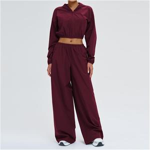 Ensembles de vêtements d'hiver fluides et élastiques pour femmes, décontractés, respirants, légers, à séchage rapide, extensibles dans quatre directions, de luxe - Product Image 6