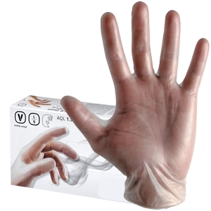 Gants jetables en vinyle, taille S, paquet de 100 pièces - Product Image 1