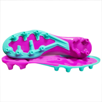 Semelles de chaussures de football professionnelles en TPU antidérapantes et résistantes à l'eau FG/AG, crampons moulés durables et légers, OEM/ODM