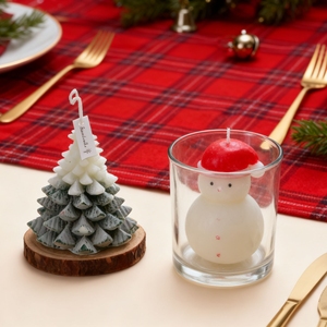 Hochwertige atmos phä rische Duft kerzen becher Minimalist ische runde transparente Glas kerzen gläser für den Heimgebrauch. - Product Image 6