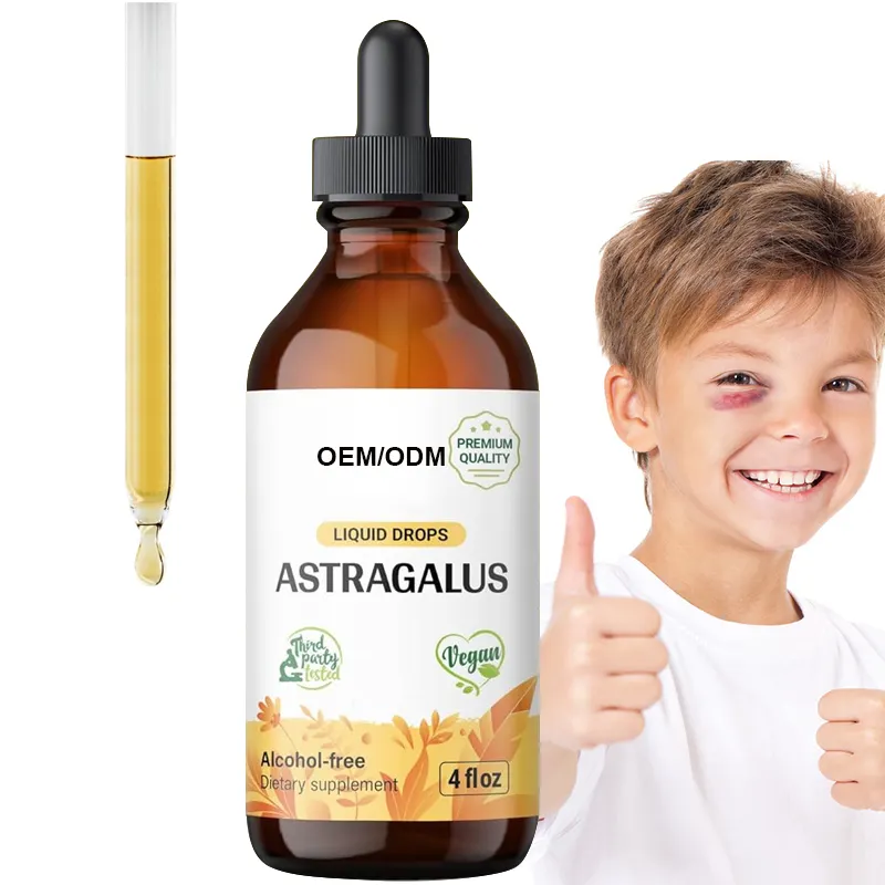 Best Selling Products OEM And ODM Private Label Focus Supplement for Kids Ginkgo Biloba And Astragalus Liquid Drops
