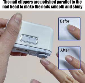 Coupe-ongles portable polissage 2-en-1 coupe-ongles électrique outils multifonctionnels - Product Image 4