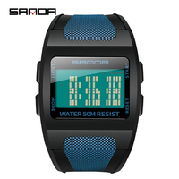 Montre homme SANDA 222, classique tendance, prête à être expédiée, nouvelle, originale, vente directe d'usine, personnalisée en vente, bracelet en silicone