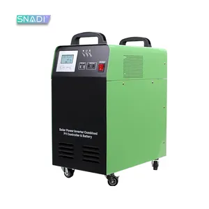 Snadi Topverkoper Zonne-Energie Generator 1000W Pure Sinus Zonne-Energie Systeem 12V 24V 1kw Draagbare Zonne-Energie Systemen