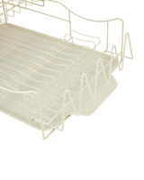 Étagère de rangement de cuisine moderne en fer, double couche, pour vaisselle et bols, étanche, réglable, durable, portable, de type sur pied