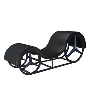Sofá Moderno de Metal para Parejas, Ideal para Hoteles Temáticos, Apartamentos Pequeños, Bodas, Sala de Estar, Balcón, Yoga, Regalo de Boda, Internet - Product Image 5