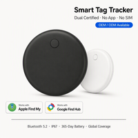 Traceur intelligent compatible Apple Find My et Google Find Hub, double certification IP67, autonomie 365 jours, sans application, sans carte SIM, OEM ODM, pour clés et animaux de compagnie