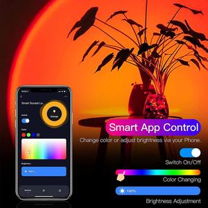 Wholesale Modern Projector LED Decorative <strong>Light</strong> <strong>Table</strong> Projection 360 Degree Sunset Lamp Goose Neck Remote Control - Product Image 1
