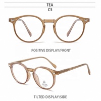 Montures optiques transparentes en acétate pour hommes et femmes, montures de lunettes à bordure complète transparente, tendance de la mode
