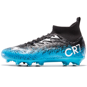 Chaussures <span class=keywords><strong>de</strong></span> football pour hommes, design <span class=keywords><strong>de</strong></span> qualité, respirantes, avec matériaux TPU, bonne adhérence, semelle à crampons, joueur <span class=keywords><strong>de</strong></span> football - Product Image 1
