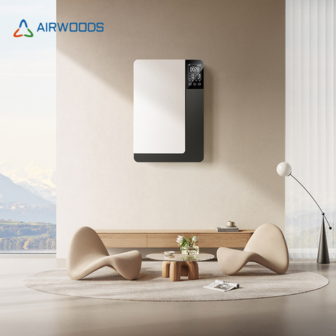 150m3/h Airflow Erv Ductless Exhaust Fan Home Ventilation Easy Installation Energy Recovery Ventilator Erv CE Certified
