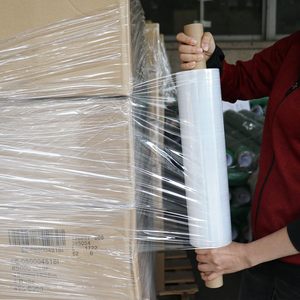 Пленка стрейч-пленка DEFOO Soft Food Grade с бумажной ручкой, экологичная, для обмотки паллет при переезде на складе - Product Image 6