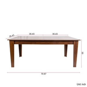<span class=keywords><strong>Mesa</strong></span> de Comedor Nórdica Moderna, <span class=keywords><strong>Extensible</strong></span>, de 106.3 Pulgadas, para Cocina - Product Image 1