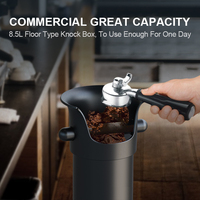 Boîte à fouet en plastique Abs pour café en forme de seau, conteneur Commercial, à poser sur le sol, outils pour le café, boîte à pression, 50 unités